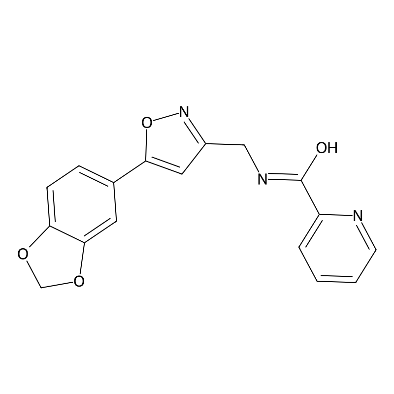 Buy N-((5-(benzo[d][1,3]dioxol-5-yl)isoxazol-3-yl)methyl)picolinamide ...