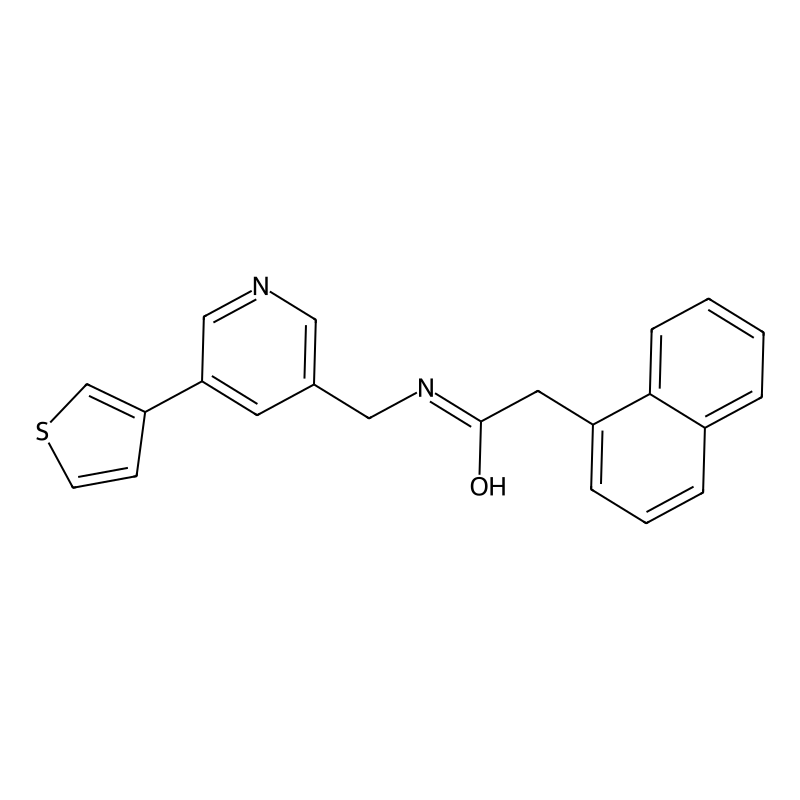 2-(naphthalen-1-yl)-N-((5-(thiophen-3-yl)pyridin-3...