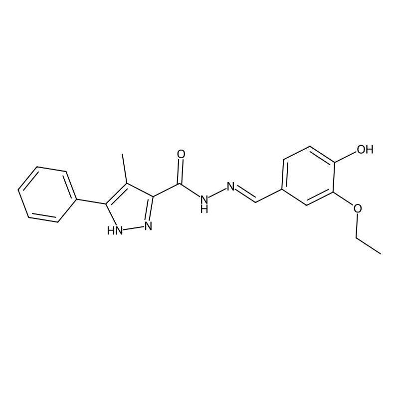 (E)-N'-(3-ethoxy-4-hydroxybenzylidene)-4-methyl-3-...
