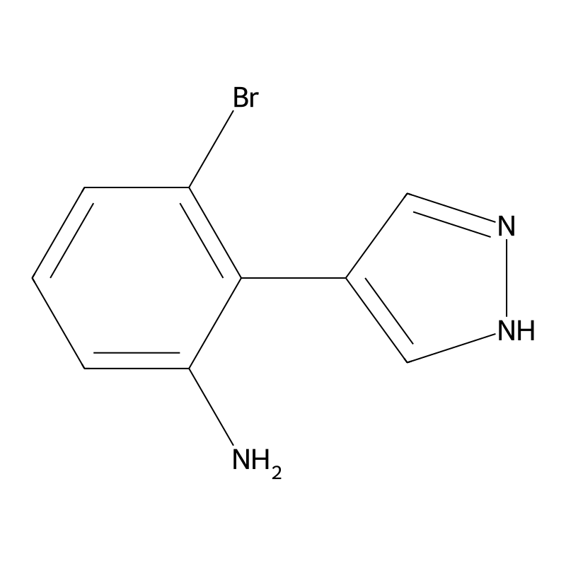 3-Bromo-2-(1H-pyrazol-4-YL)aniline
