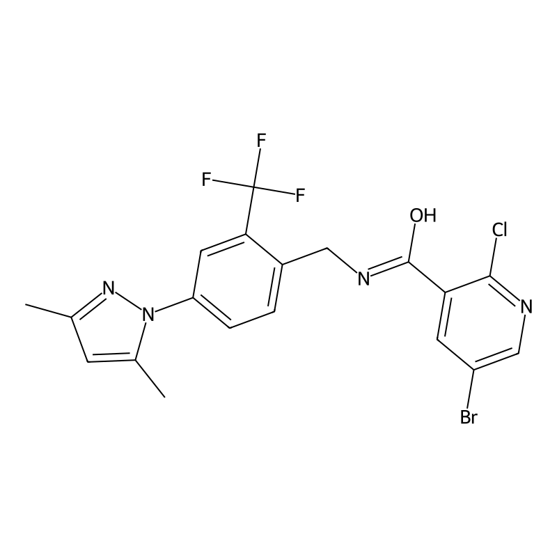 5-bromo-2-chloro-N-{[4-(3,5-dimethyl-1H-pyrazol-1-...
