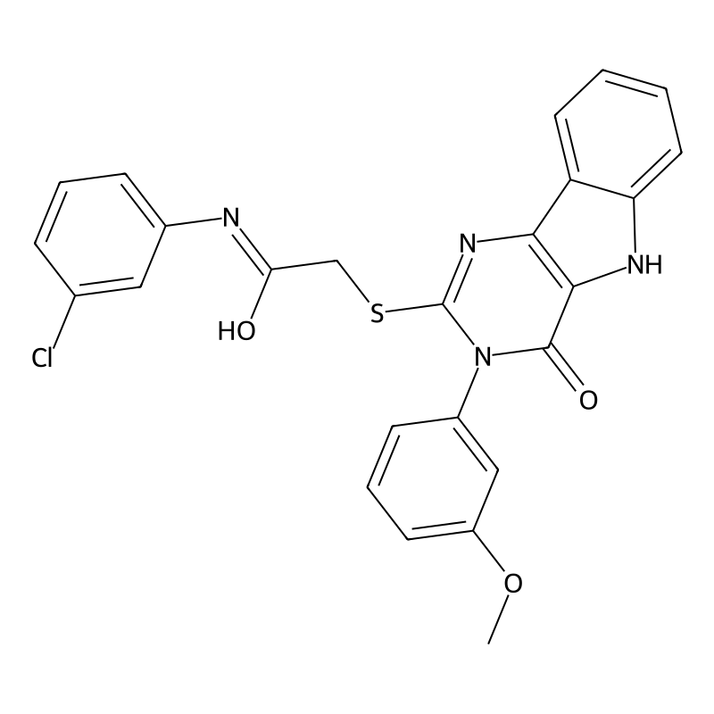 N-(3-chlorophenyl)-2-((3-(3-methoxyphenyl)-4-oxo-4...