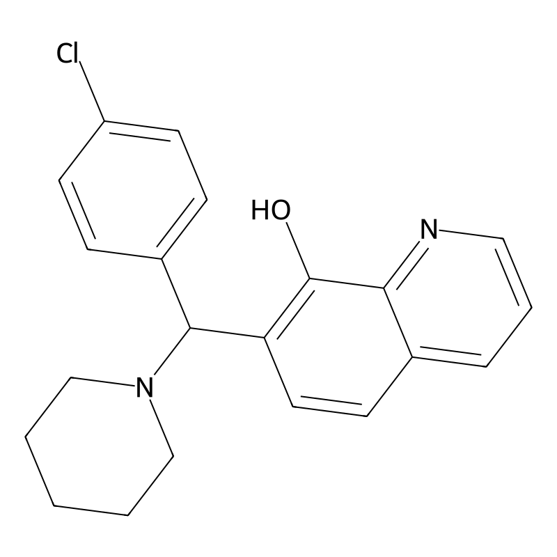 7-((4-Chlorophenyl)(piperidin-1-yl)methyl)quinolin...