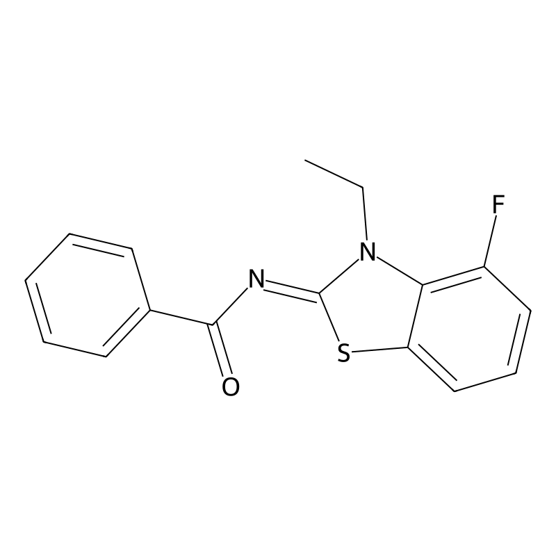 N-(3-ethyl-4-fluoro-1,3-benzothiazol-2-ylidene)ben...
