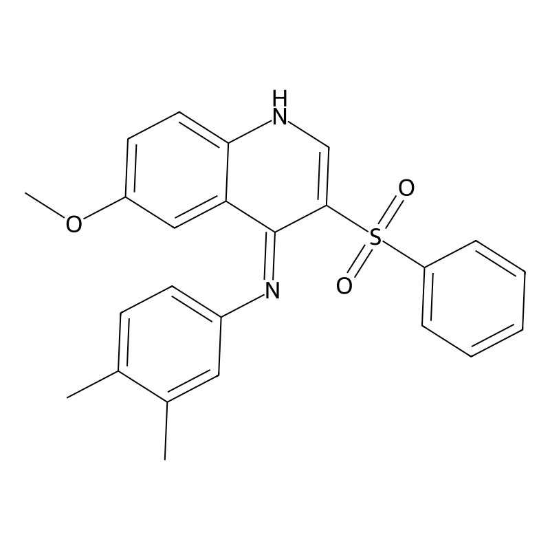 3-(benzenesulfonyl)-N-(3,4-dimethylphenyl)-6-metho...