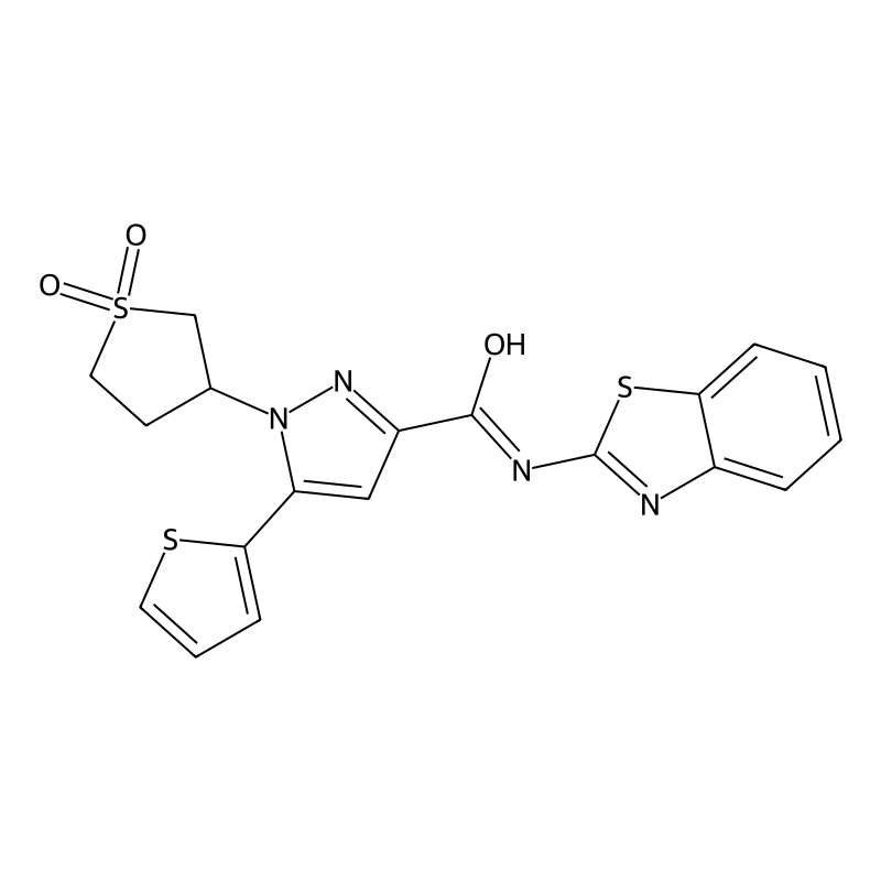 N-(1,3-benzothiazol-2-yl)-1-(1,1-dioxo-1lambda6-th...