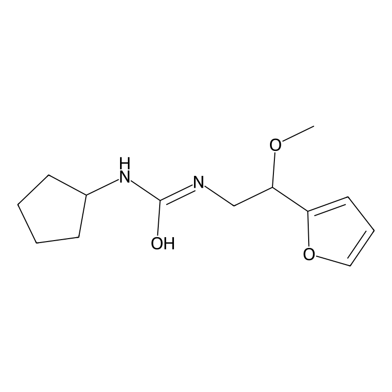 1-Cyclopentyl-3-(2-(furan-2-yl)-2-methoxyethyl)ure...