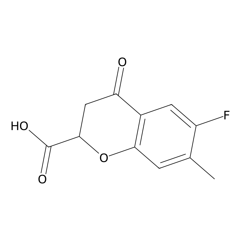 6-Fluoro-7-methyl-4-oxochroman-2-carboxylic acid