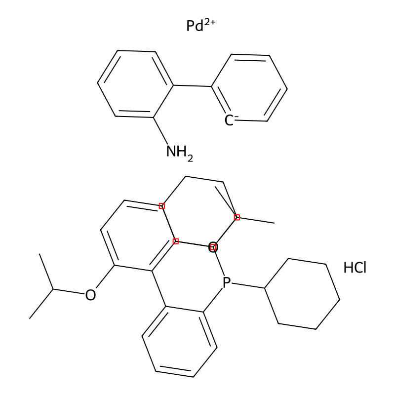Dicyclohexyl-[2-[2,6-di(propan-2-yloxy)phenyl]phenyl]phosphanium;palladium(2+);2-phenylaniline;chloride