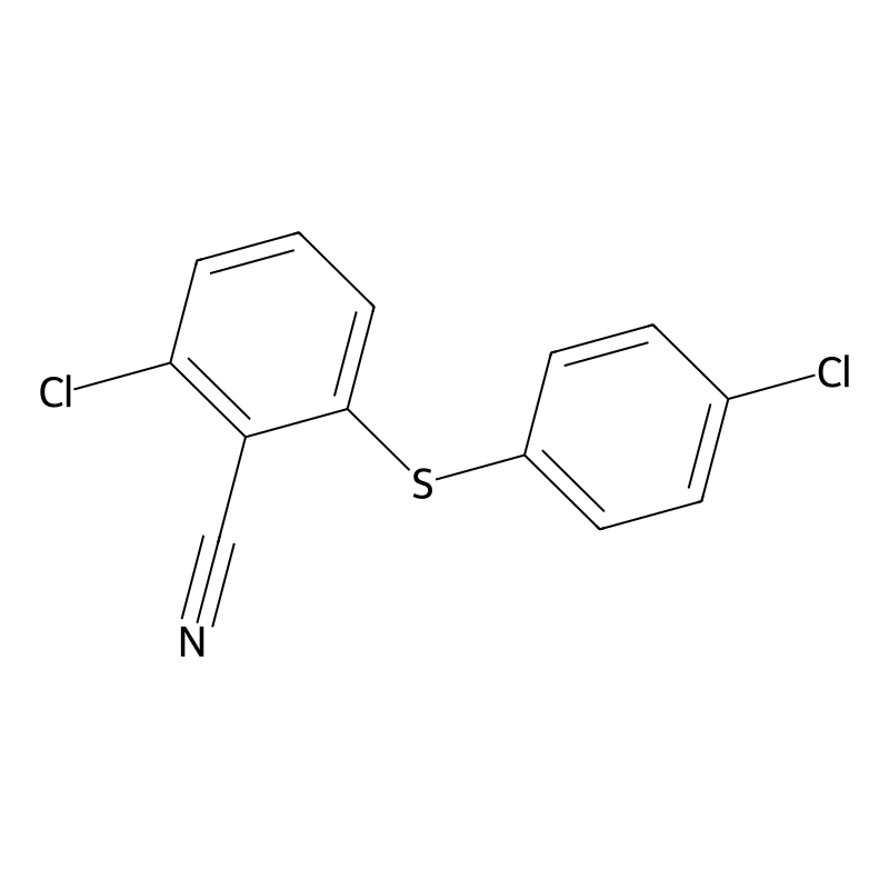 2-Chloro-6-[(4-chlorophenyl)sulfanyl]benzonitrile