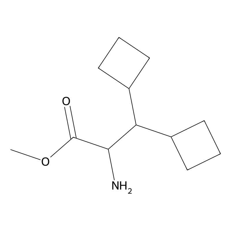 Methyl 2-amino-3,3-dicyclobutylpropanoate
