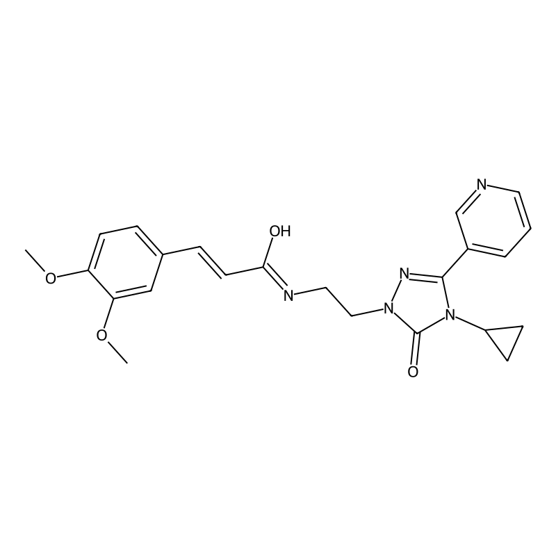 (2E)-N-{2-[4-cyclopropyl-5-oxo-3-(pyridin-3-yl)-4,...