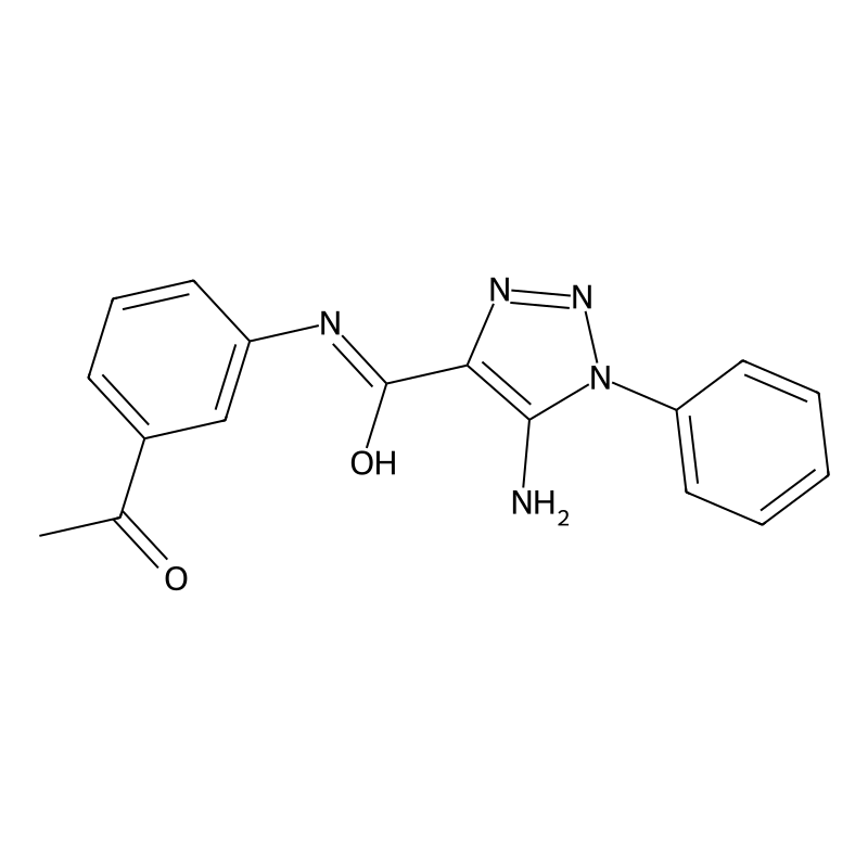 N-(3-acetylphenyl)-5-amino-1-phenyl-1H-1,2,3-triaz...