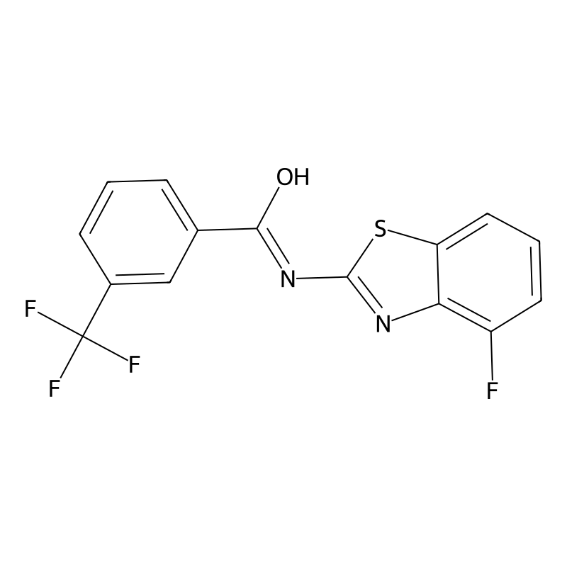 N-(4-fluoro-1,3-benzothiazol-2-yl)-3-(trifluoromet...