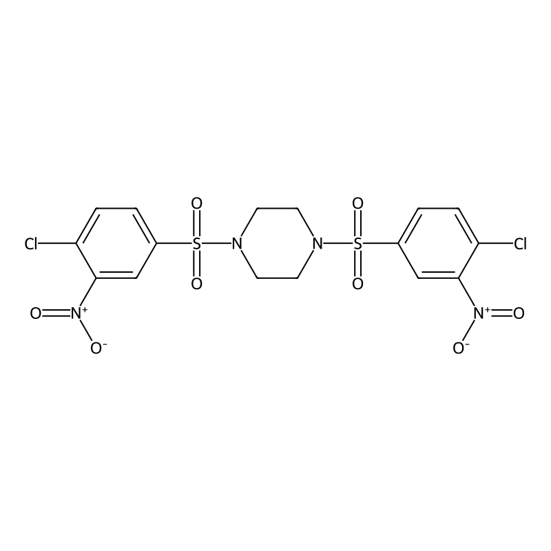 1,4-bis(4-chloro-3-nitrobenzenesulfonyl)piperazine