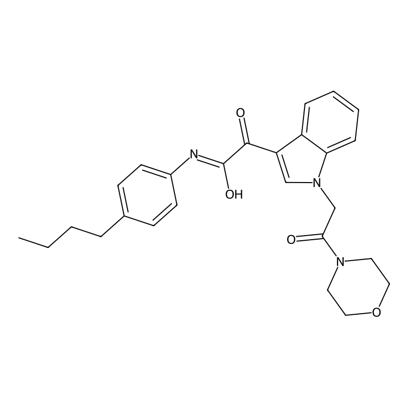 N-(4-butylphenyl)-2-(1-(2-morpholino-2-oxoethyl)-1...