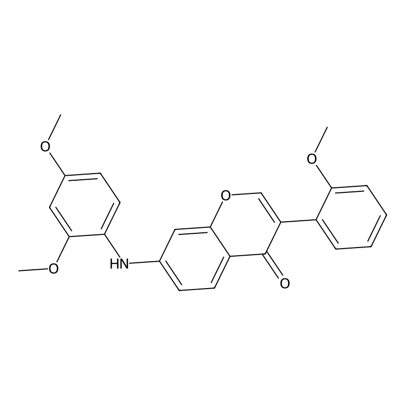 7-((2,4-dimethoxyphenyl)amino)-3-(2-methoxyphenyl)...