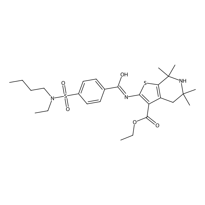 Buy Ethyl 2 4 N butyl N ethylsulfamoyl benzamido 5 5 7 7 tetramethyl buy-ethyl-2-4-n-butyl-n-ethylsulfamoyl-benzamido-5-5-7-7-tetramethyl