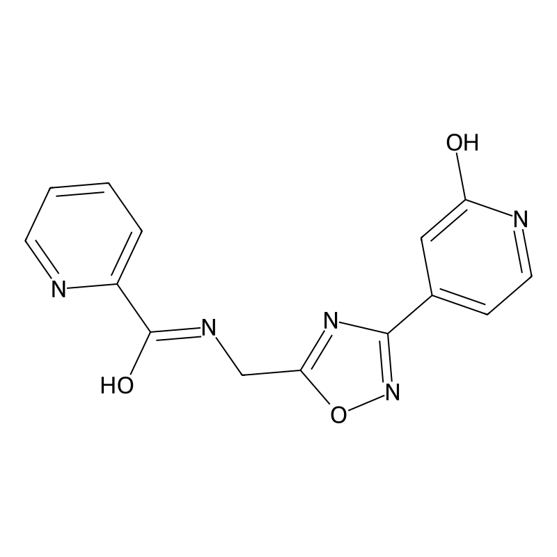 N-((3-(2-oxo-1,2-dihydropyridin-4-yl)-1,2,4-oxadia...