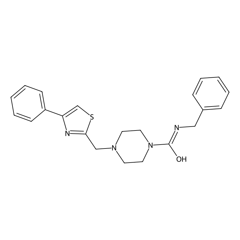 N-benzyl-4-[(4-phenyl-1,3-thiazol-2-yl)methyl]pipe...
