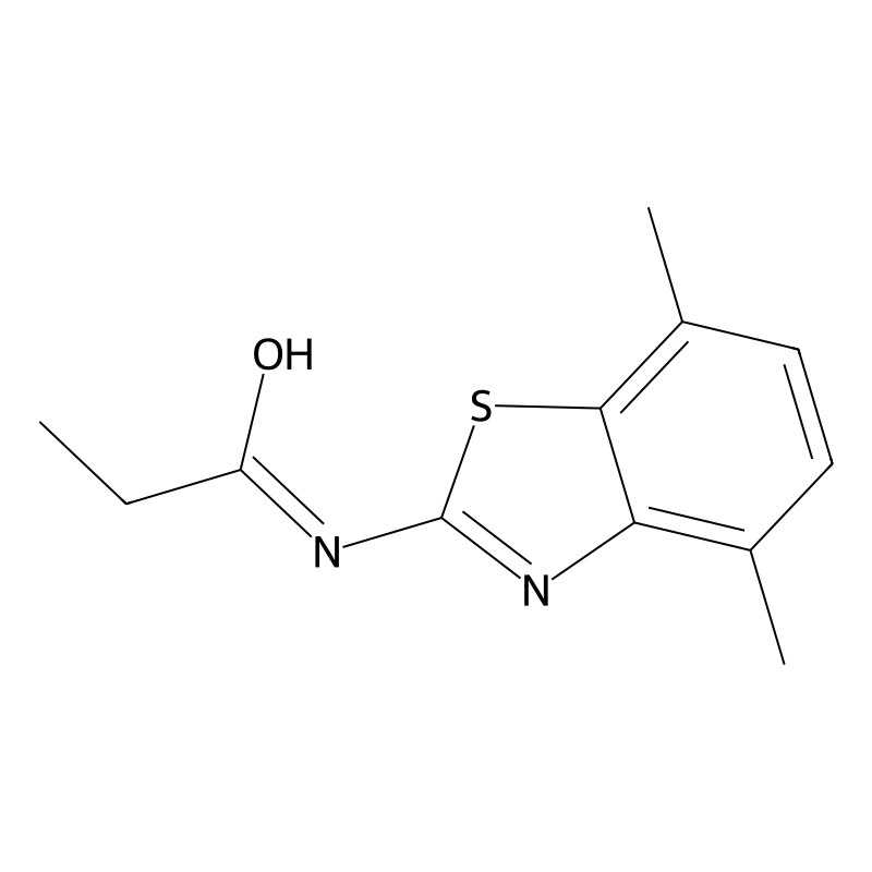 N-(4,7-dimethyl-1,3-benzothiazol-2-yl)propanamide