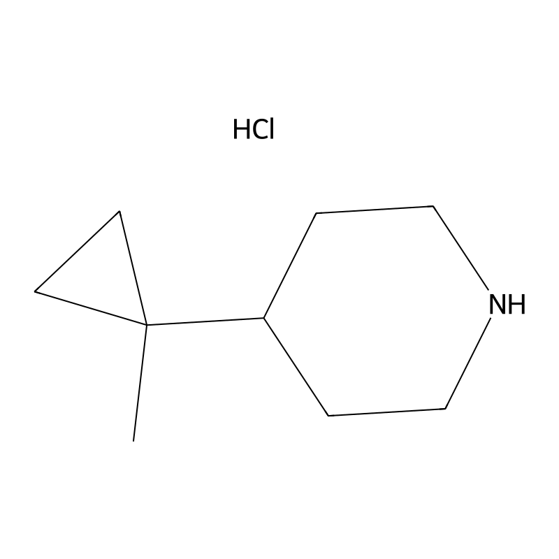 4-(1-Methylcyclopropyl)piperidine;hydrochloride