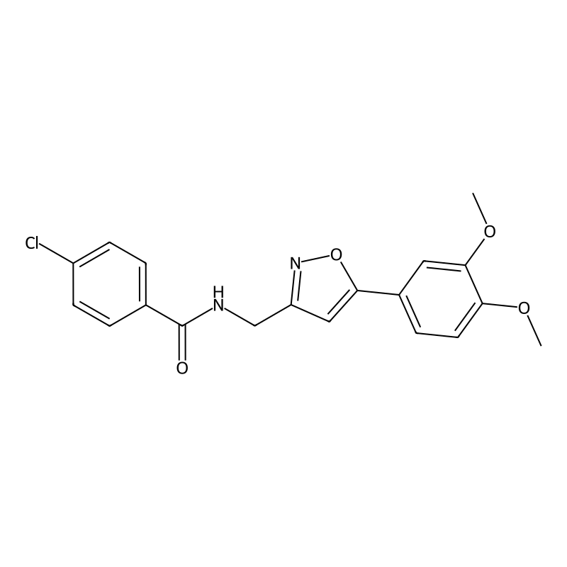 4-chloro-N-((5-(3,4-dimethoxyphenyl)isoxazol-3-yl)...