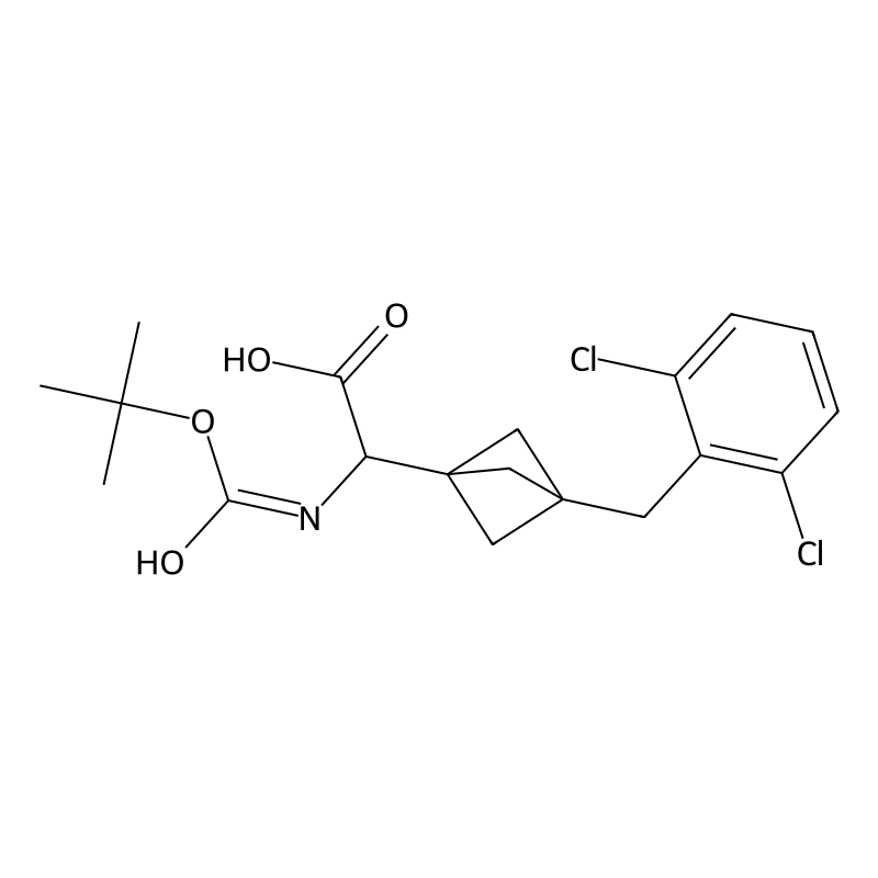 2-[3-[(2,6-Dichlorophenyl)methyl]-1-bicyclo[1.1.1]...
