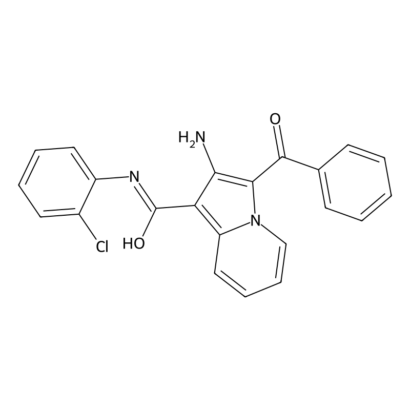 2-amino-3-benzoyl-N-(2-chlorophenyl)indolizine-1-c...