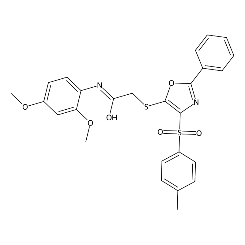N-(2,4-dimethoxyphenyl)-2-((2-phenyl-4-tosyloxazol...