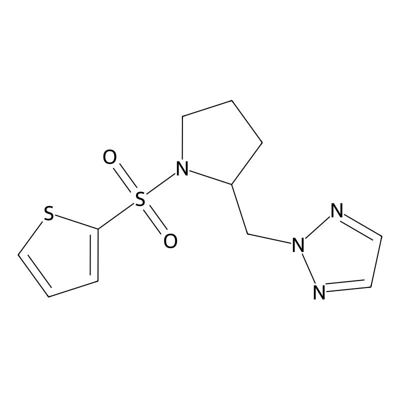 2-{[1-(thiophene-2-sulfonyl)pyrrolidin-2-yl]methyl...