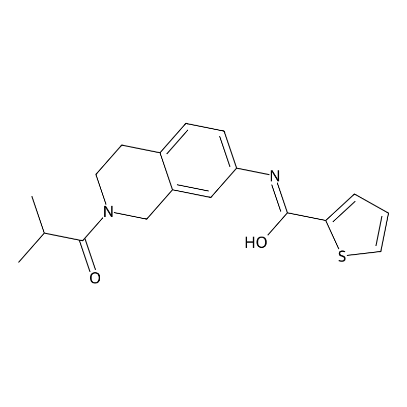 N-(2-isobutyryl-1,2,3,4-tetrahydroisoquinolin-7-yl...