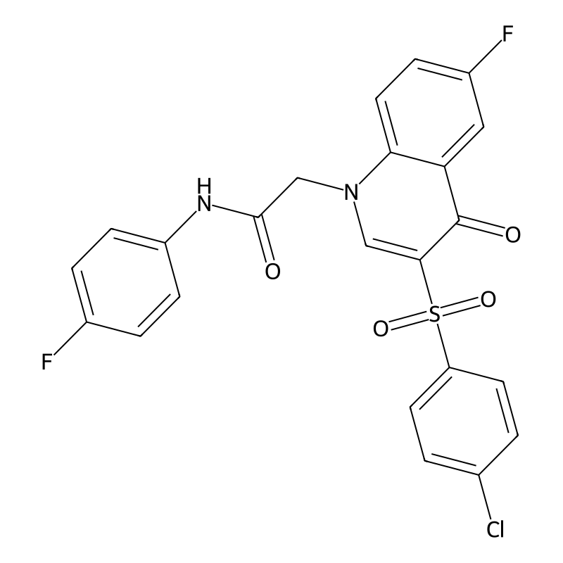 2-[3-(4-chlorobenzenesulfonyl)-6-fluoro-4-oxo-1,4-...