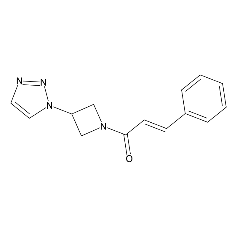 (2E)-3-phenyl-1-[3-(1H-1,2,3-triazol-1-yl)azetidin...