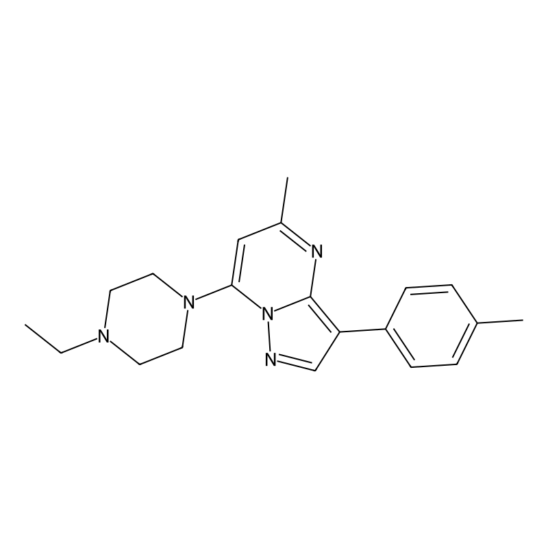 7-(4-Ethylpiperazin-1-yl)-5-methyl-3-(4-methylphen...