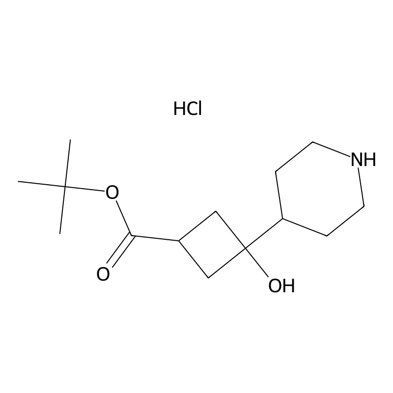 Tert-butyl 3-hydroxy-3-piperidin-4-ylcyclobutane-1...