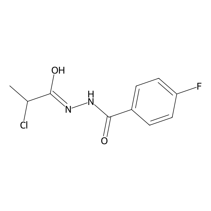 N'-(2-chloropropanoyl)-4-fluorobenzohydrazide