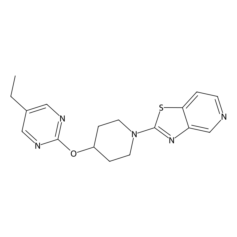 2-[4-(5-Ethylpyrimidin-2-yl)oxypiperidin-1-yl]-[1,...