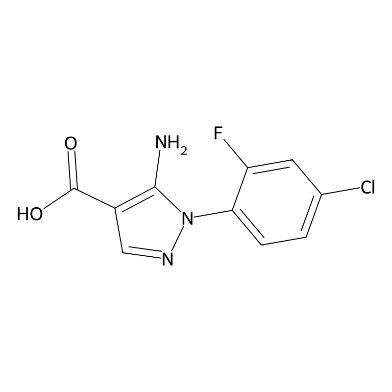 5-amino-1-(4-chloro-2-fluorophenyl)-1H-pyrazole-4-...