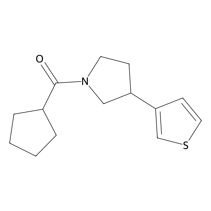 1-Cyclopentanecarbonyl-3-(thiophen-3-yl)pyrrolidin...