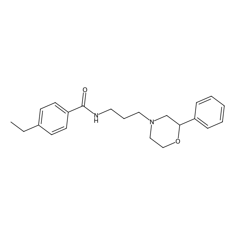 4-ethyl-N-(3-(2-phenylmorpholino)propyl)benzamide