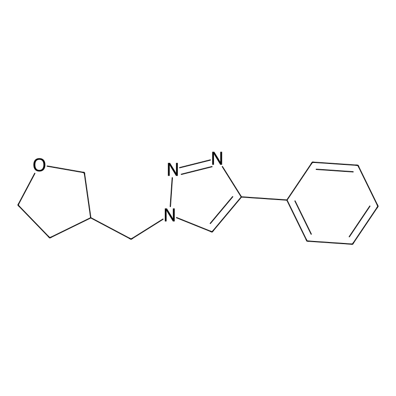 1-[(oxolan-3-yl)methyl]-4-phenyl-1H-1,2,3-triazole
