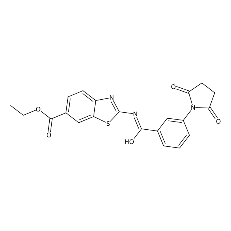 Ethyl 2-(3-(2,5-dioxopyrrolidin-1-yl)benzamido)ben...