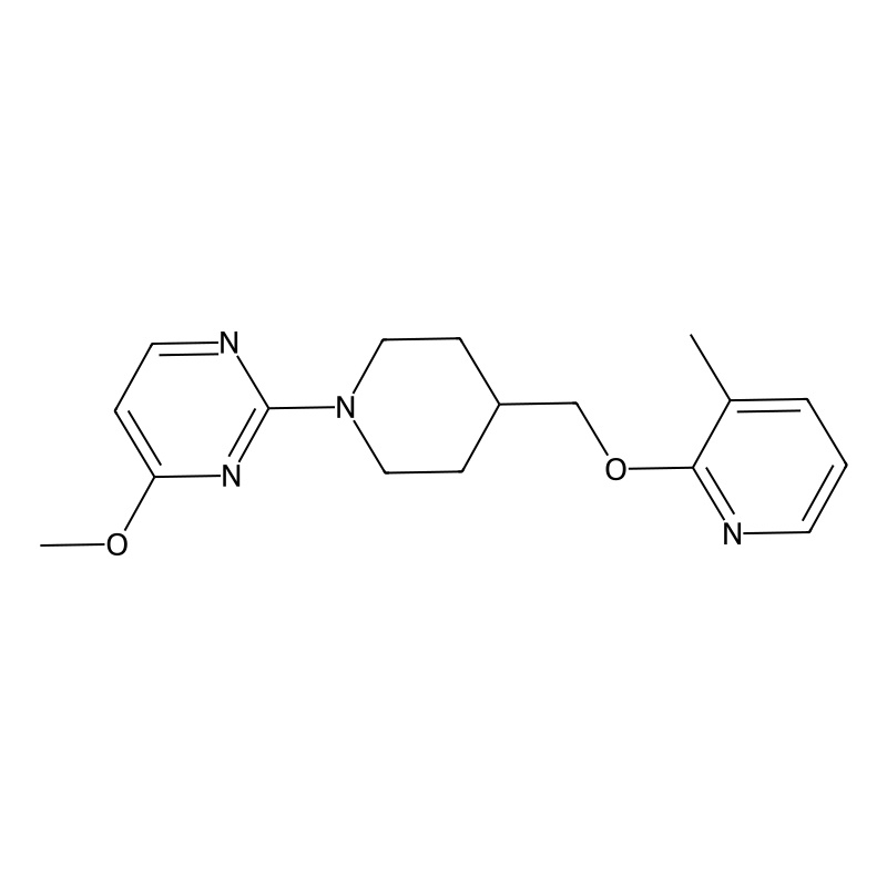 4-Methoxy-2-(4-{[(3-methylpyridin-2-yl)oxy]methyl}...