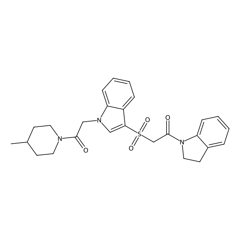 buy-1-indolin-1-yl-2-1-2-4-methylpiperidin-1-yl-2-oxoethyl-1h