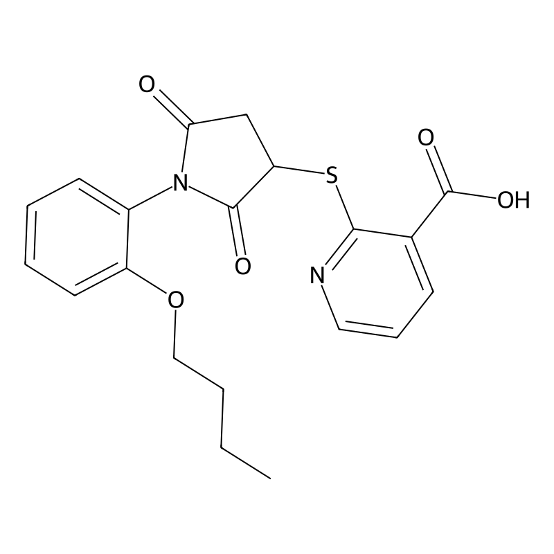 2-((1-(2-Butoxyphenyl)-2,5-dioxopyrrolidin-3-yl)th...