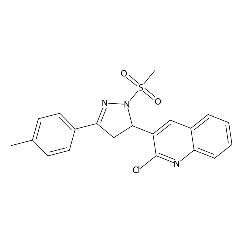 2-chloro-3-(1-(methylsulfonyl)-3-(p-tolyl)-4,5-dih...