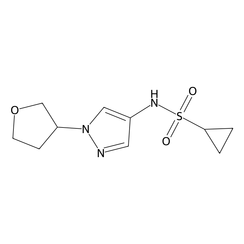 N-[1-(oxolan-3-yl)-1H-pyrazol-4-yl]cyclopropanesul...