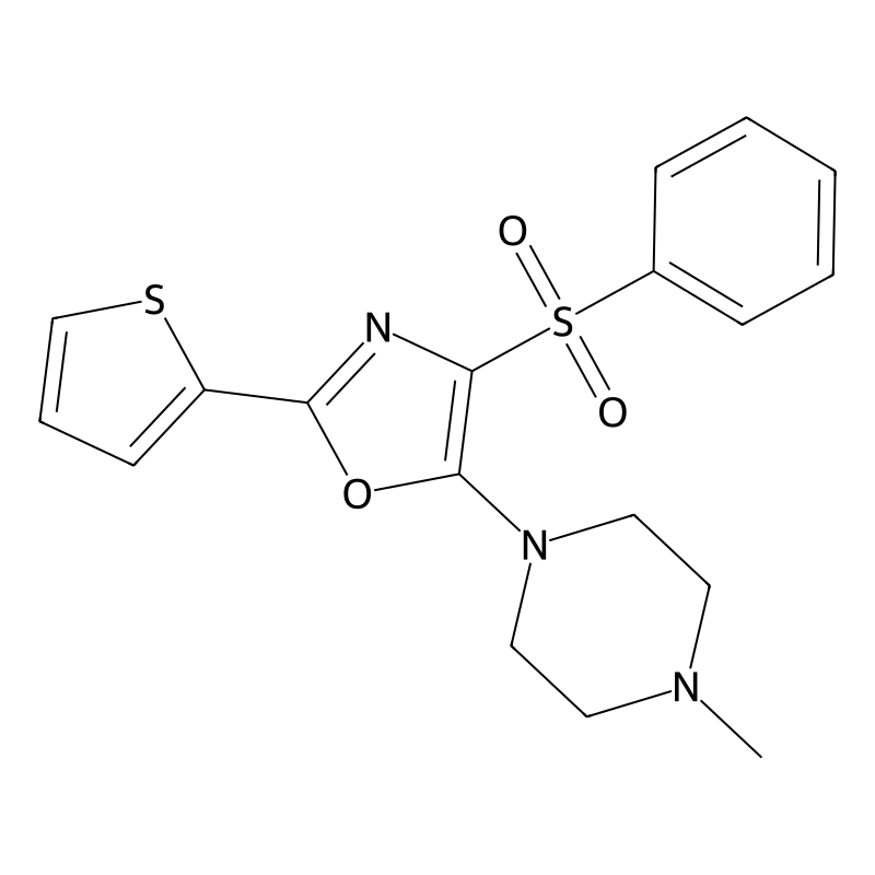 1-Methyl-4-[4-(phenylsulfonyl)-2-(2-thienyl)-1,3-o...