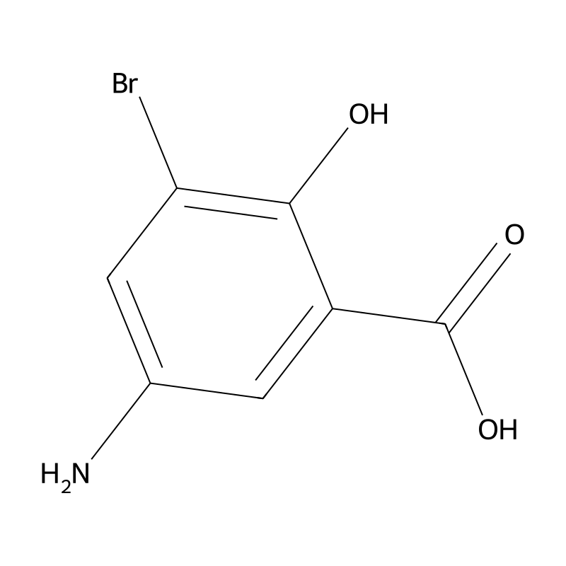 5-Amino-3-bromo-2-hydroxybenzoic acid